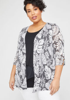 Shadow Stripe Cardigan