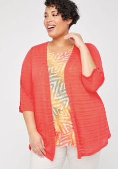 Shadow Stripe Cardigan