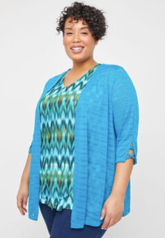 Shadow Stripe Cardigan