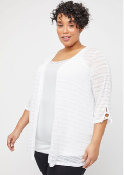 Shadow Stripe Cardigan