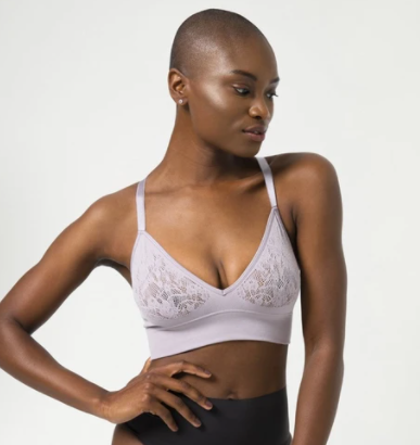DEEP V WIREFREE UNLINED BRA