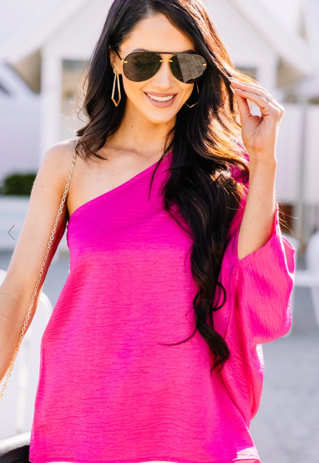 Go Where You Choose One Shoulder Top