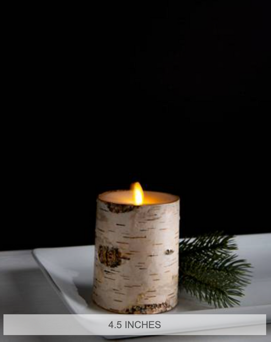 MIRACLE FLAME LED BIRCH CANDLE