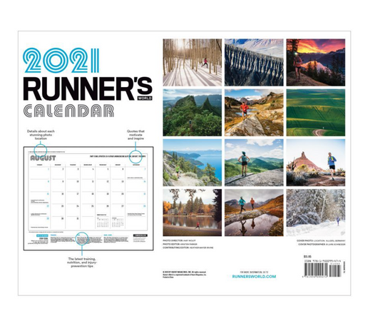 Runners World Wall Calendar