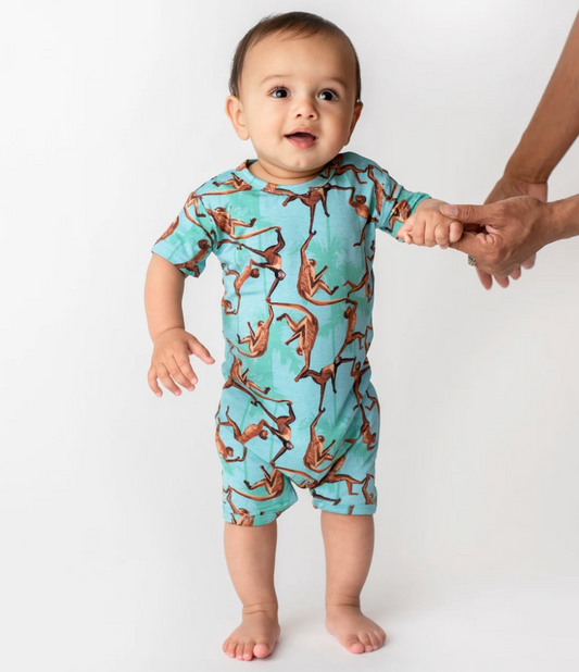 MONKEY BUSINESS SHORTIE ROMPER