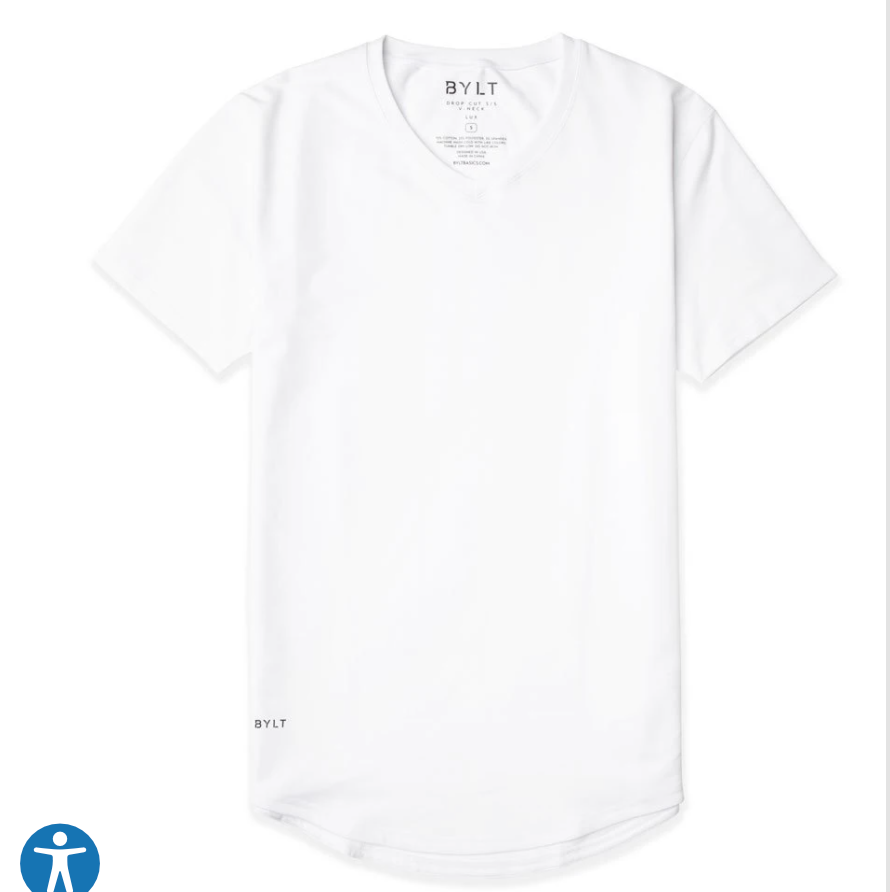 Drop-Cut V-Neck: LUX
