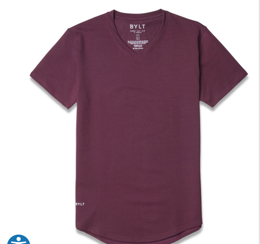 Drop-Cut V-Neck: LUX
