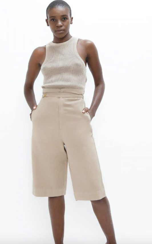 Florence Organic Cotton Twill Bermuda Shorts