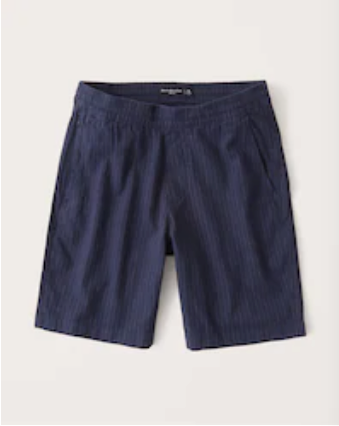 Abercrombie - Linen-Blend Pull-On Shorts