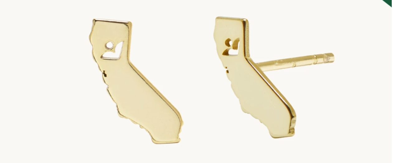 Golden State Stud Earrings