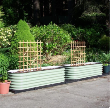 17" TALL 6 IN 1 MODULAR METAL RAISED GARDEN BED KIT