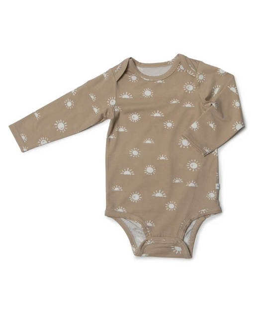 Long Sleeve Bodysuit In TENCEL™ - Sun