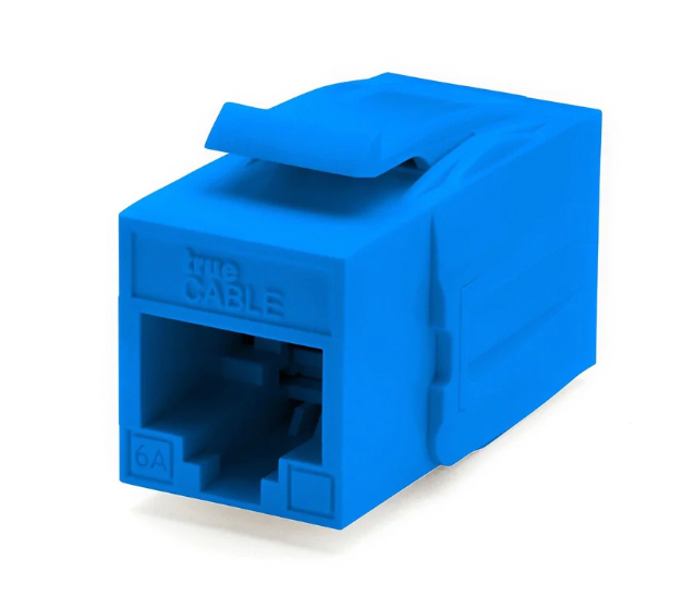 Cat6A Keystone Jack Coupler｜Unshielded