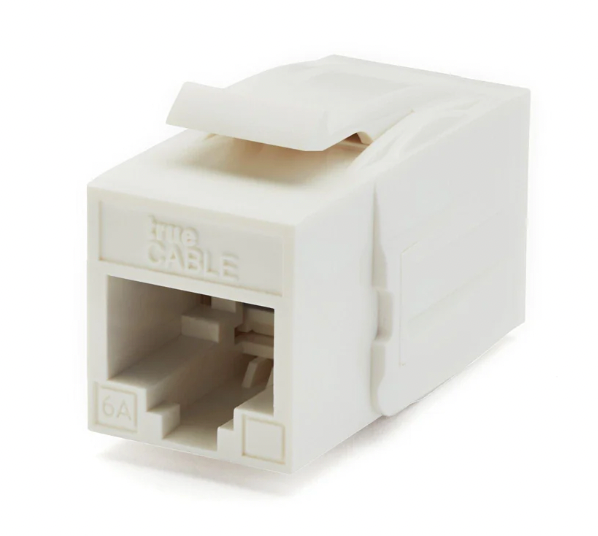 Cat6A Keystone Jack Coupler｜Unshielded