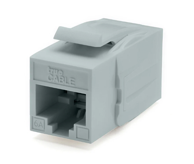 Cat6A Keystone Jack Coupler｜Unshielded