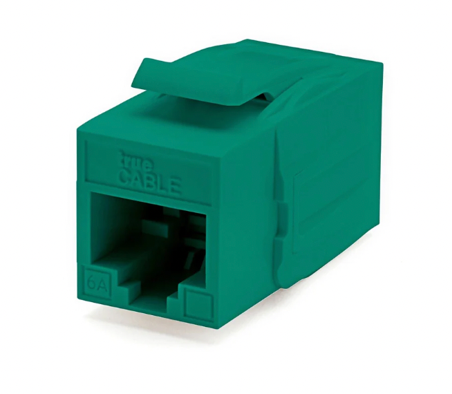 Cat6A Keystone Jack Coupler｜Unshielded