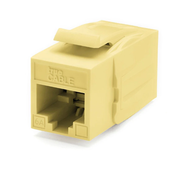 Cat6A Keystone Jack Coupler｜Unshielded