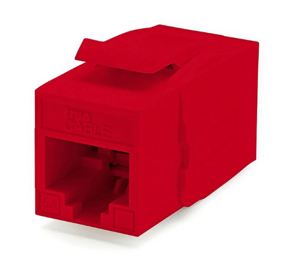 Cat6A Keystone Jack Coupler｜Unshielded