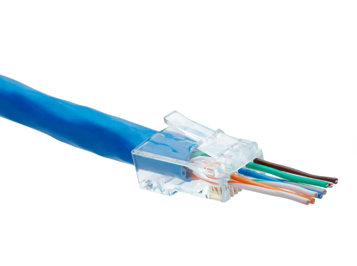 Cat6A Extra Large Pass Through RJ45 Connectors｜Unshielded