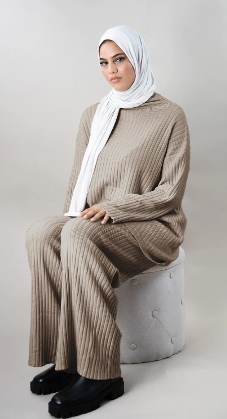 Two-Piece Knitwear Silk