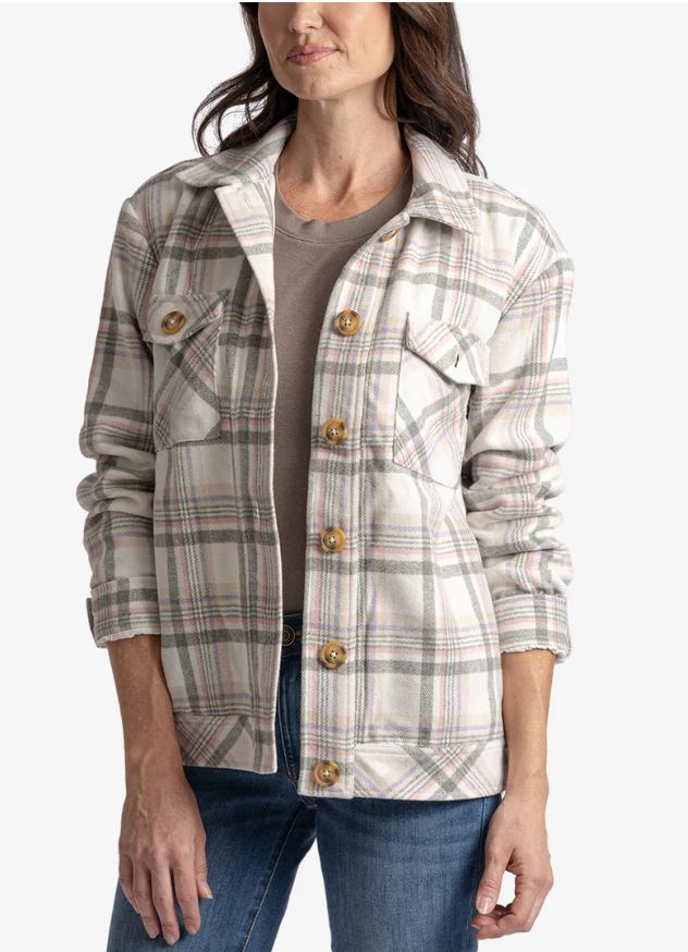 Magnolia Plaid Shirt Jacket, Exclusive