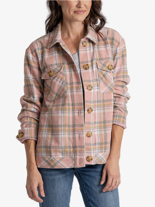 Magnolia Plaid Shirt Jacket, Exclusive