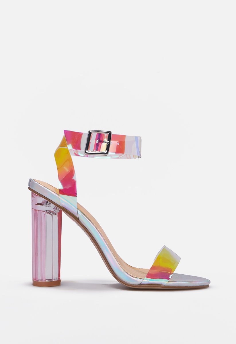 Hanna Transparent Heeled Sandal