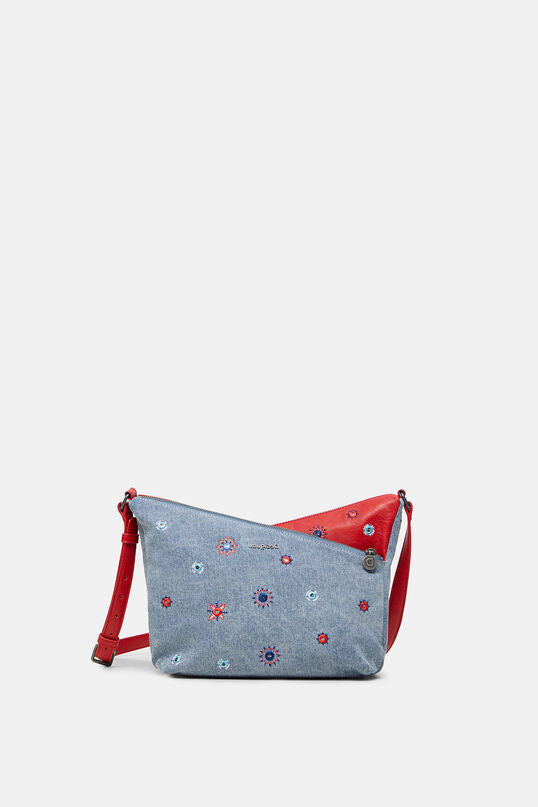 Sling bag crossed silhouette