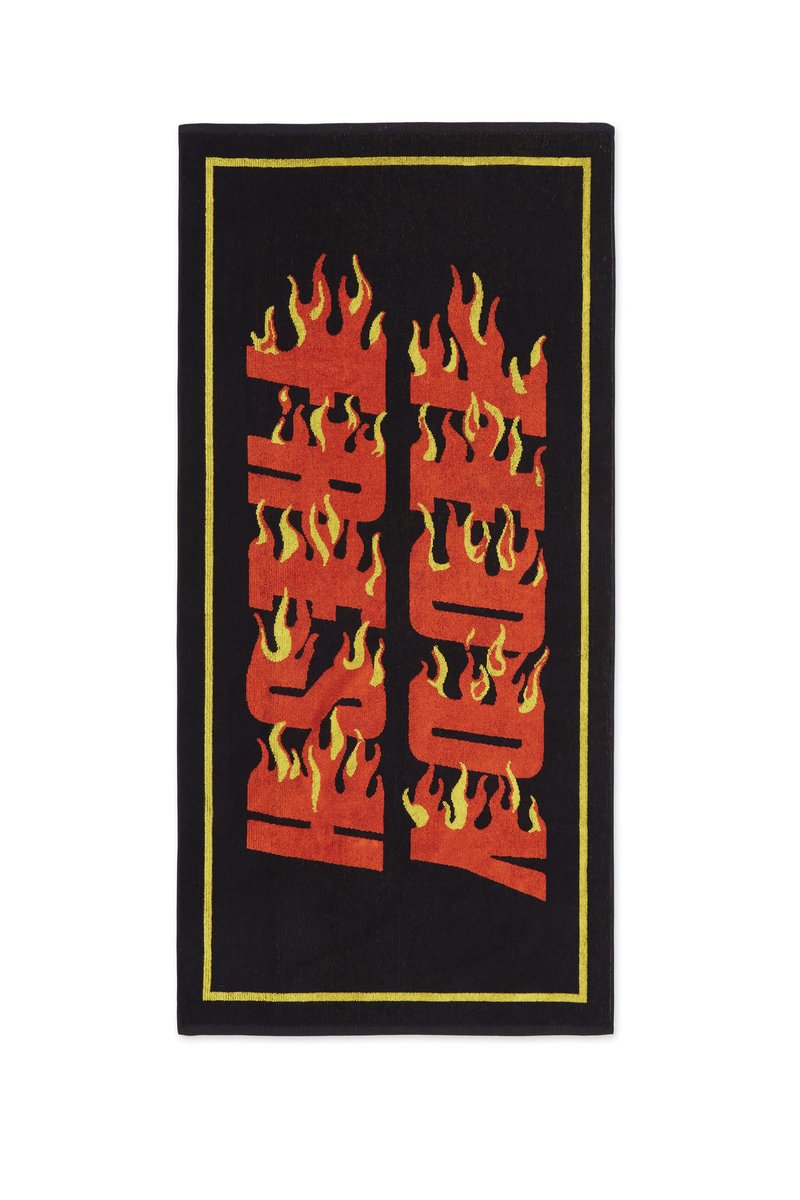 TEDDY FRESH - JACQUARD FLAME BEACH TOWEL