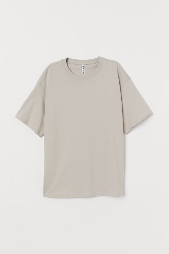 Wide-cut Cotton T-Shirt