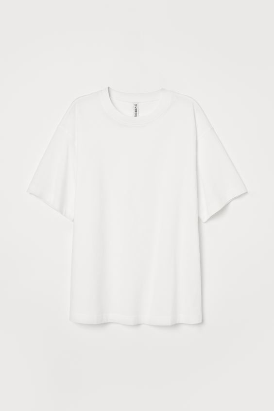 Wide-cut Cotton T-Shirt