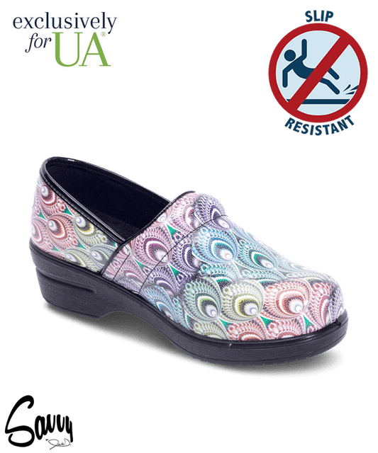 UA Exclusive Savvy Brandy Prism Peacock Nursing Shoes