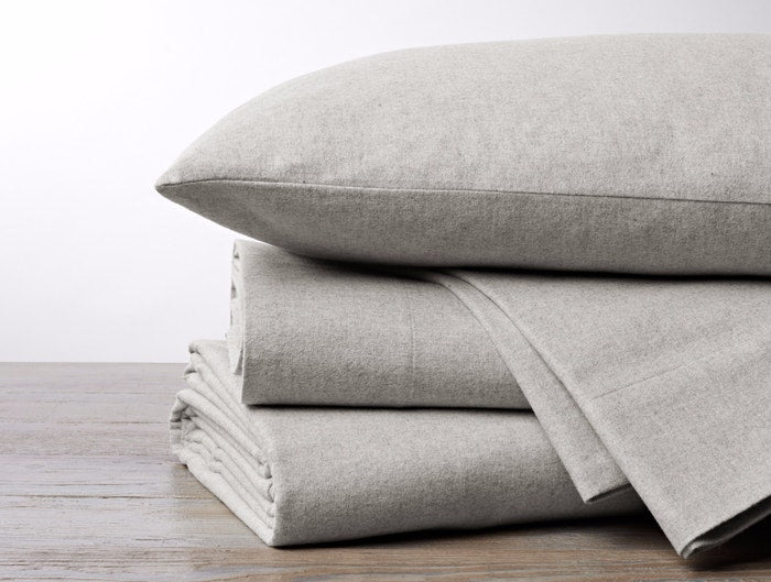 Cloud Brushed Organic Flannel Sheets - Queen
