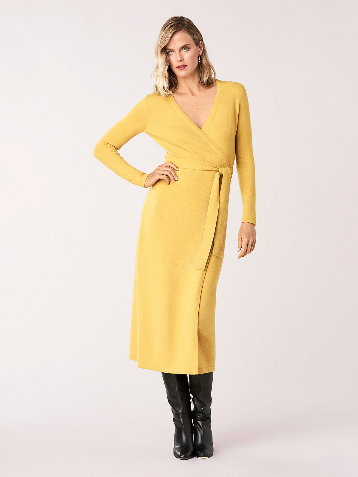 Cashmere Wrap Dress