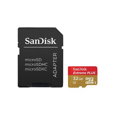 SanDisk 32GB microSDHC Extreme Plus Memory Card