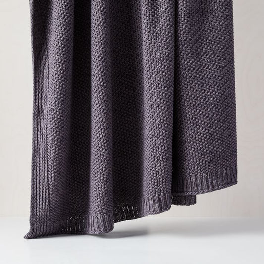 Cotton Knit Throw