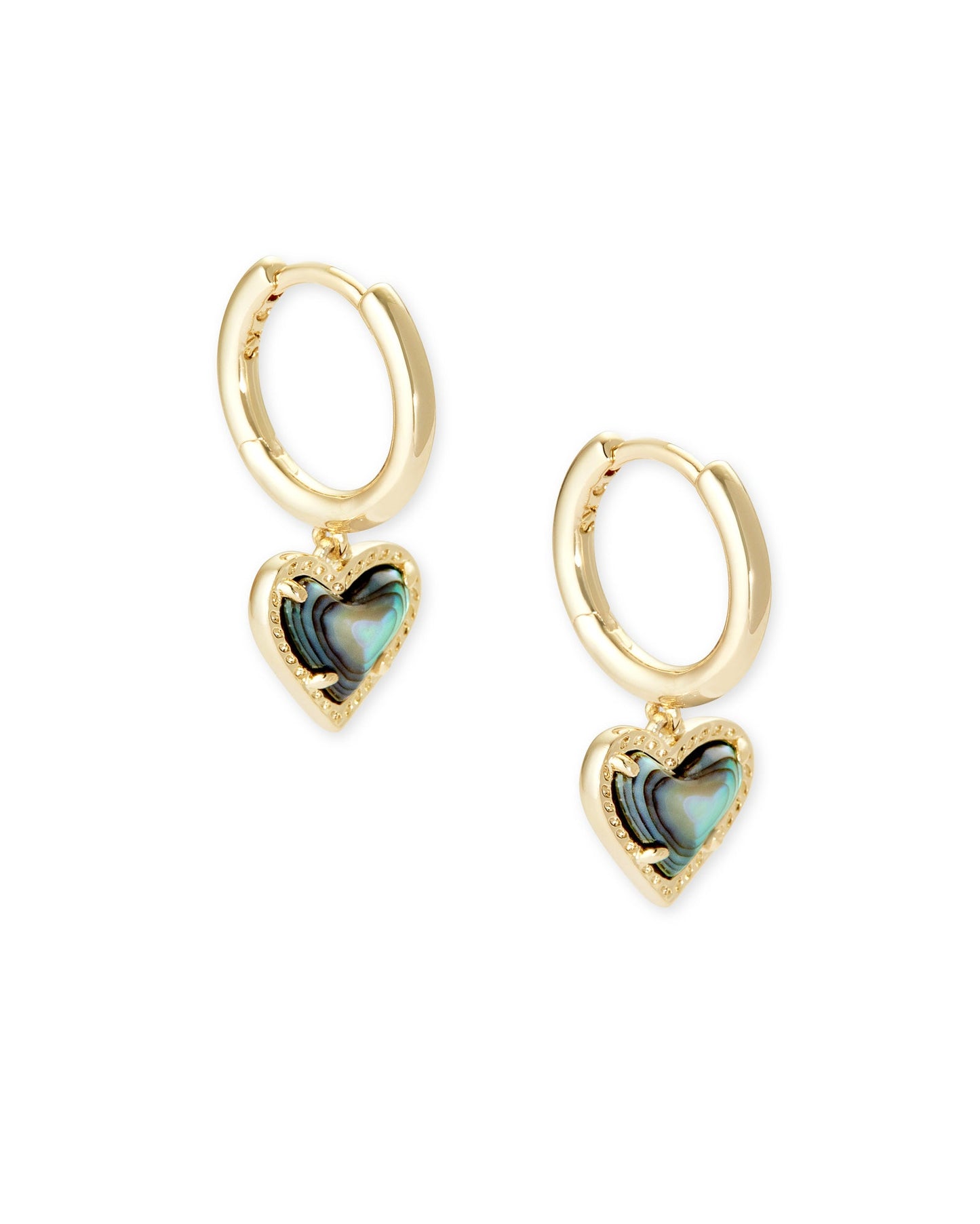 Ari Heart Huggie Earrings