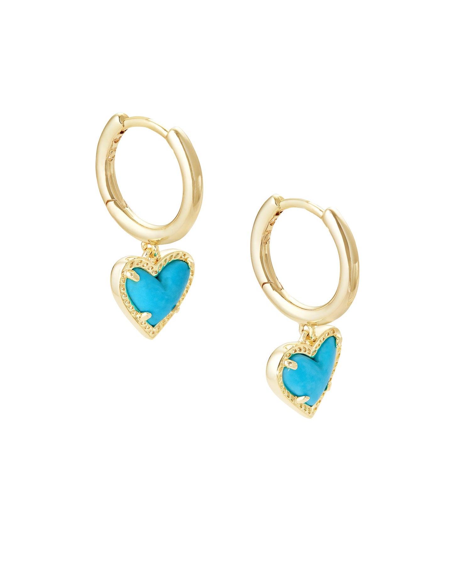 Ari Heart Huggie Earrings