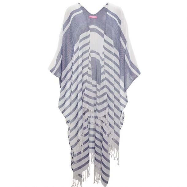 Isaac Mizrahi Blue & White Kimono