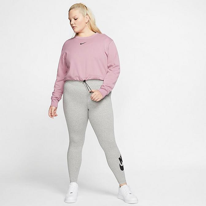 WOMEN'S NIKE SPORTSWEAR LEG-A-SEE HIGH-RISE LEGGINGS (PLUS SIZE)