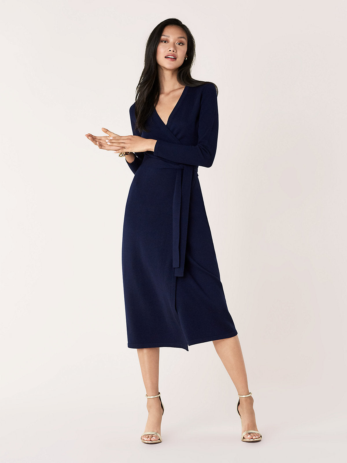 Cashmere Wrap Dress