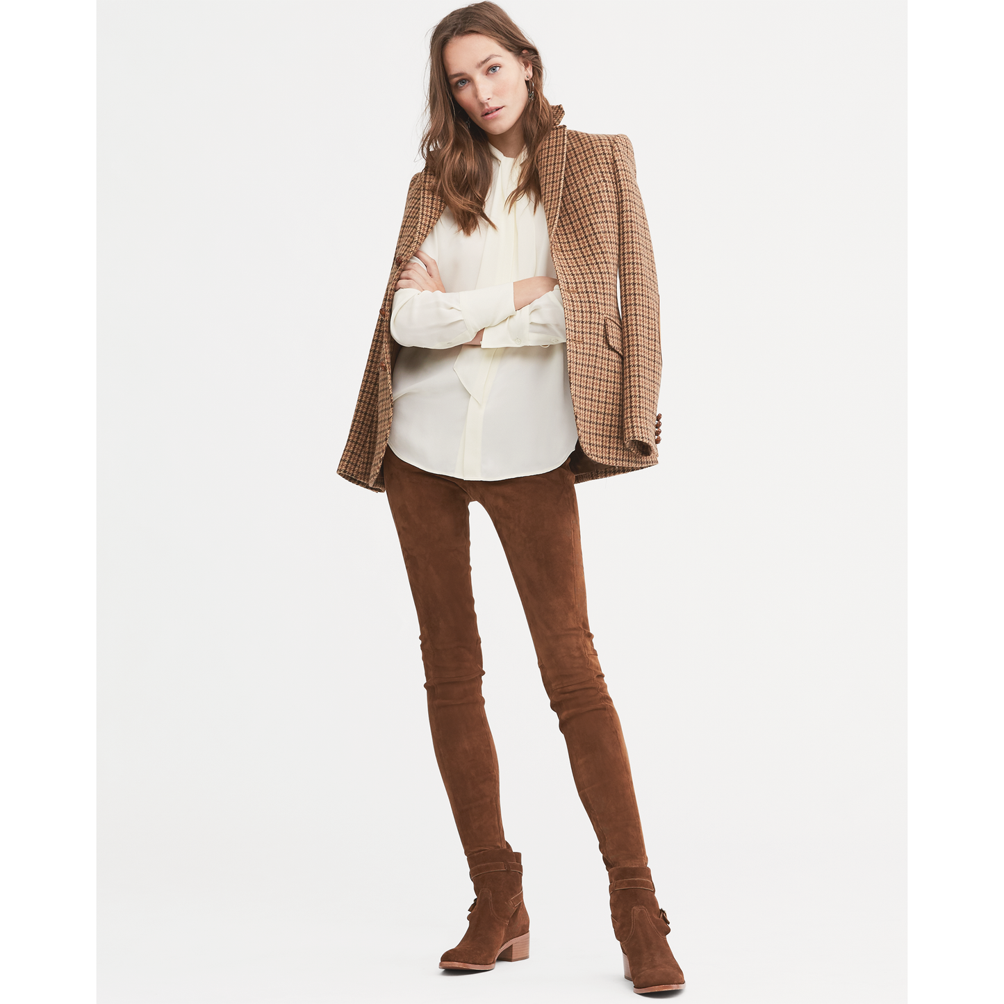 Suede Skinny Pant