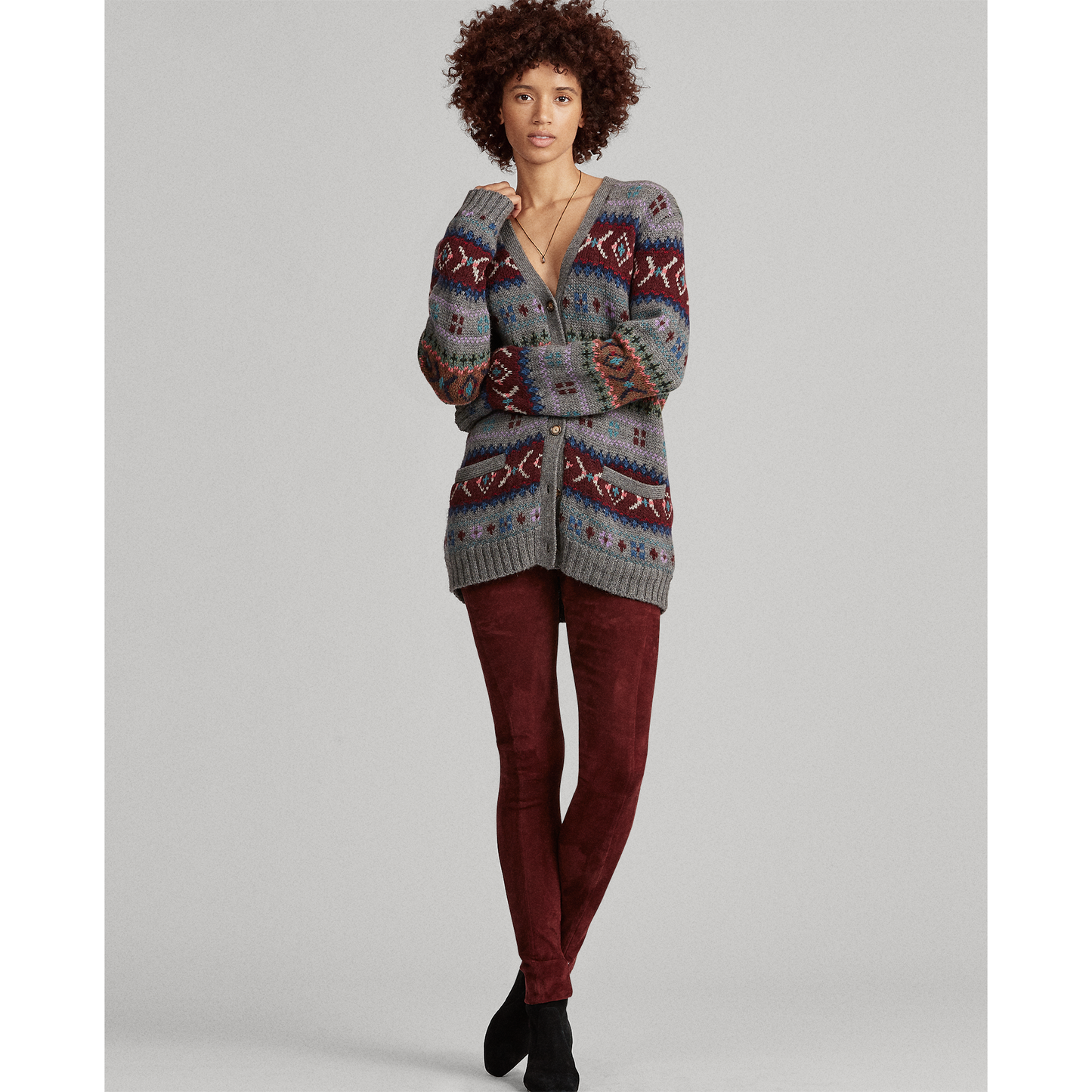 Suede Skinny Pant