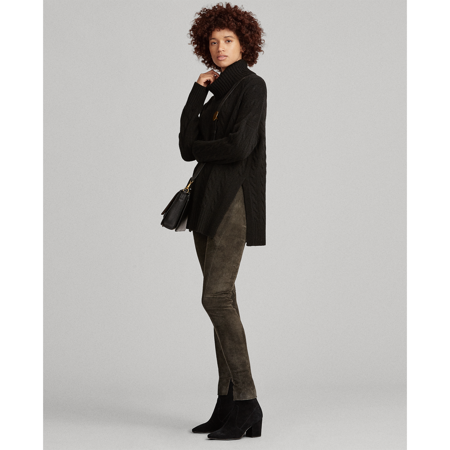 Suede Skinny Pant