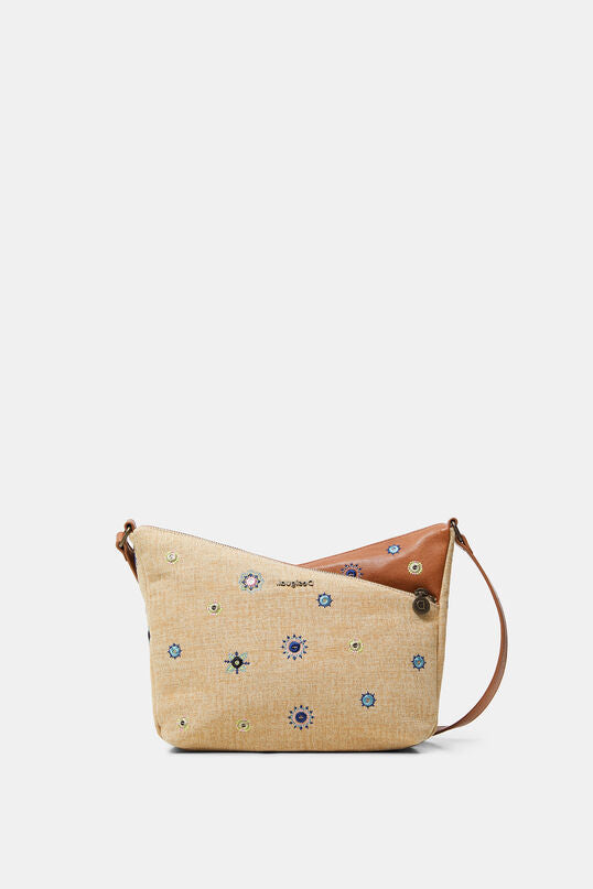 Sling bag crossed silhouette