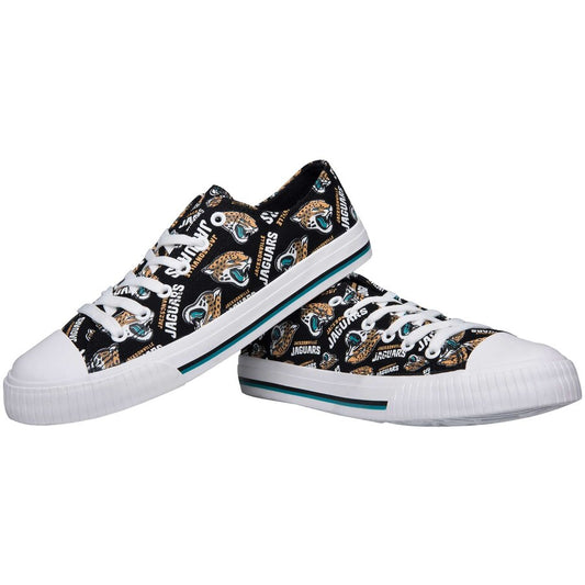 Jacksonville Jaguars Women's Repeat Print Low Top Sneakers