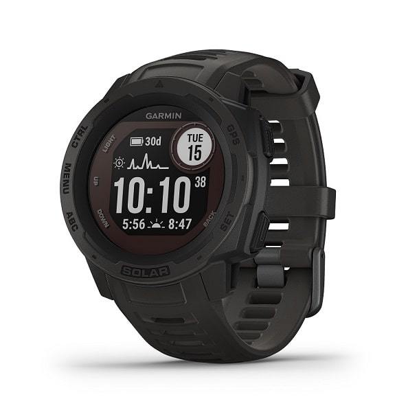 GARMIN INSTINCT SOLAR RUGGED GPS SMARTWATCHES WITH SOLAR CHARGING