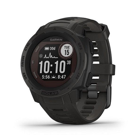 GARMIN INSTINCT SOLAR RUGGED GPS SMARTWATCHES WITH SOLAR CHARGING