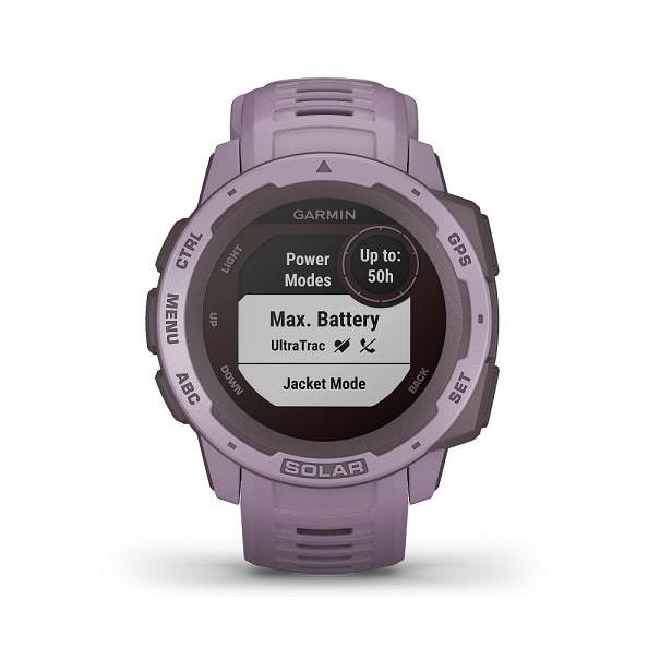 GARMIN INSTINCT SOLAR RUGGED GPS SMARTWATCHES WITH SOLAR CHARGING