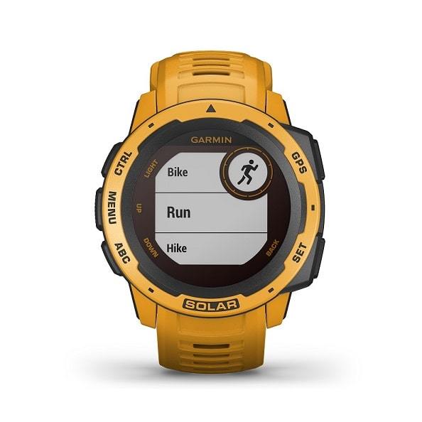 GARMIN INSTINCT SOLAR RUGGED GPS SMARTWATCHES WITH SOLAR CHARGING